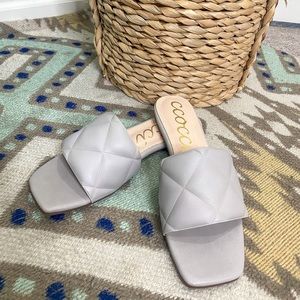 CCOCCI Cleo Quilted flats sandals